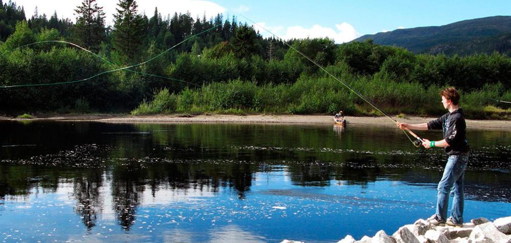 Langnes Camping, Grong Exterior foto