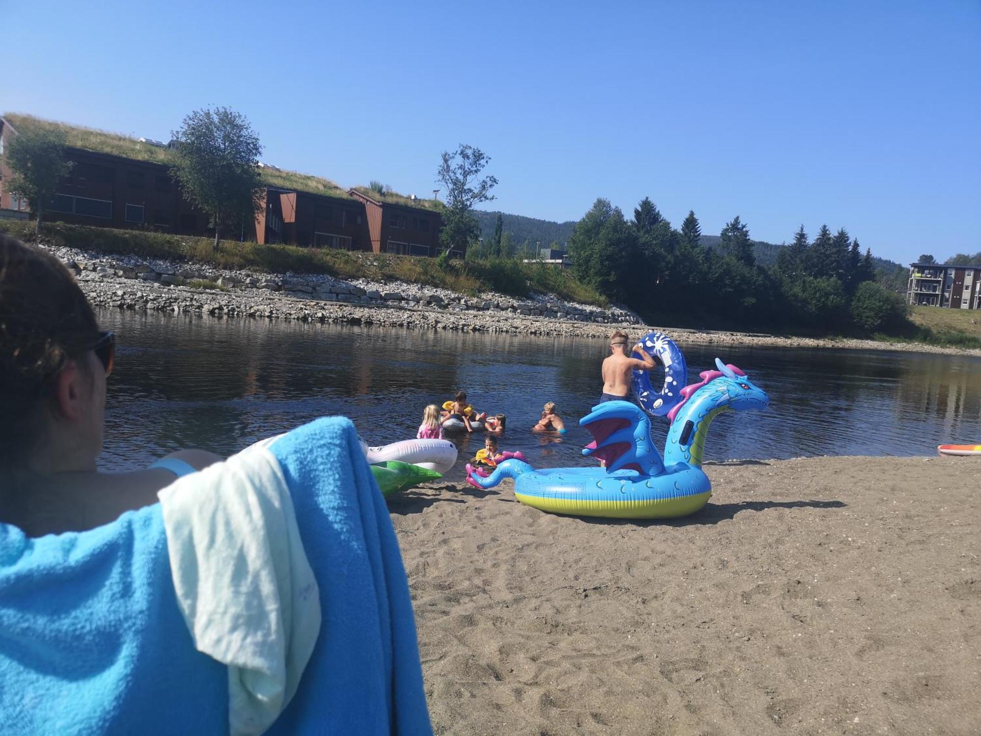 Langnes Camping, Grong Exterior foto